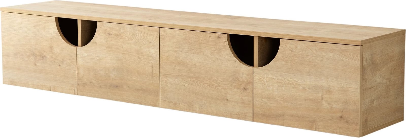 Komodë TV Skye Decor, ngjyrë lisi, Grotte - Sapphire Oak