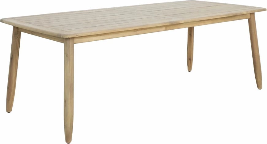 Tavolinë Corda, dru akacie, natyrale, 220x100x75cm