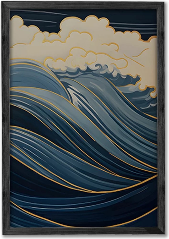 Pikturë dekorative me kornizë (3 copë), Wallity, Ersy3Syhcrv36