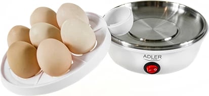 Zierëse veze, Adler AD 4459, 7 vezë, 360W max 450W, auto fikje me sinjal, filxhan matës me gjilpërë, e bardhë