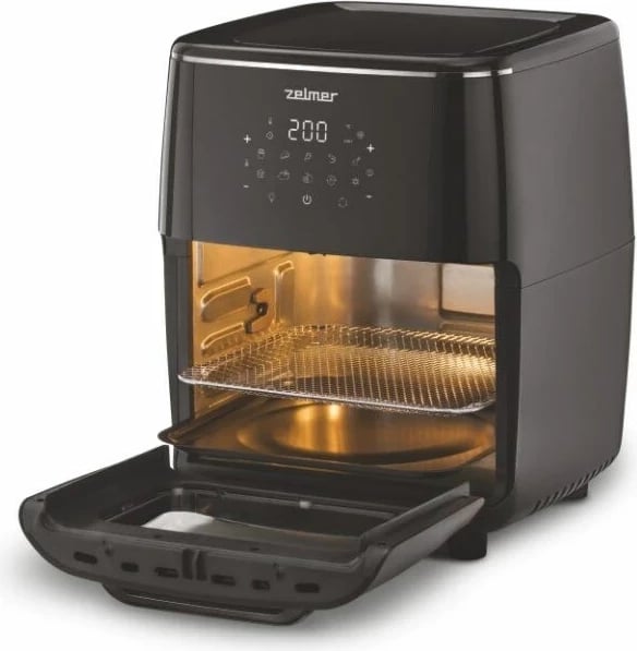Fritezë Zelmer ZAF7120, 12 L, 1700 W, E zezë