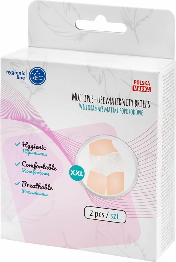 mbathje paslindjeje të ripërdorshme Akuku, madhësi XXL, të bardha, set 2 copë