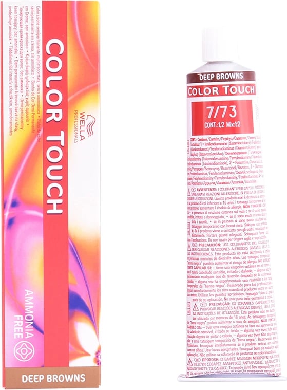 Ngjyrë flokësh Wella Color Touch Deep Brown 7.73, 60ml