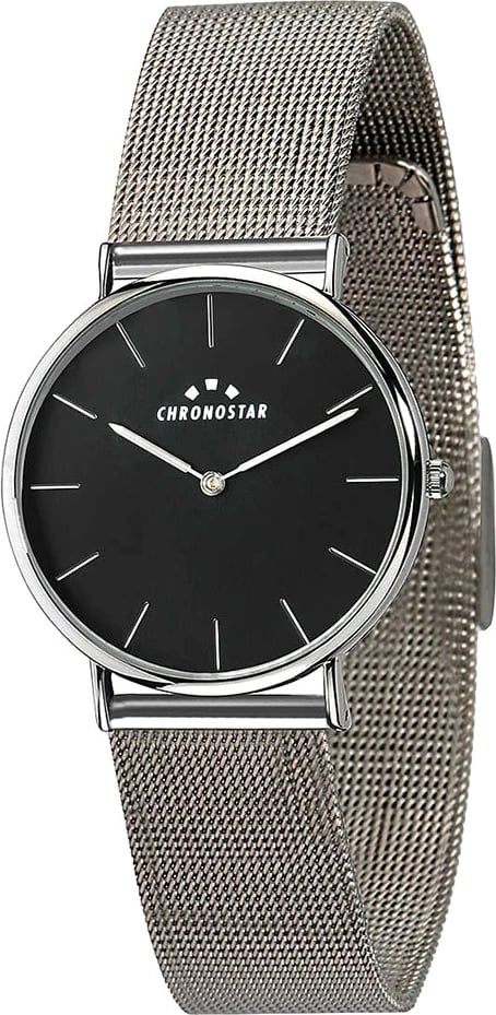 Orë dore për femra CHRONOSTAR PREPPY, e argjendtë