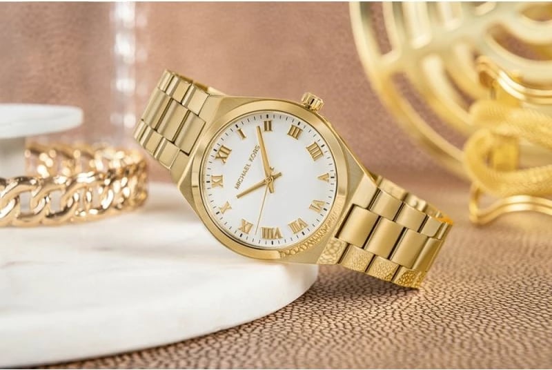 Orë dore për femra Michael Kors, e artë