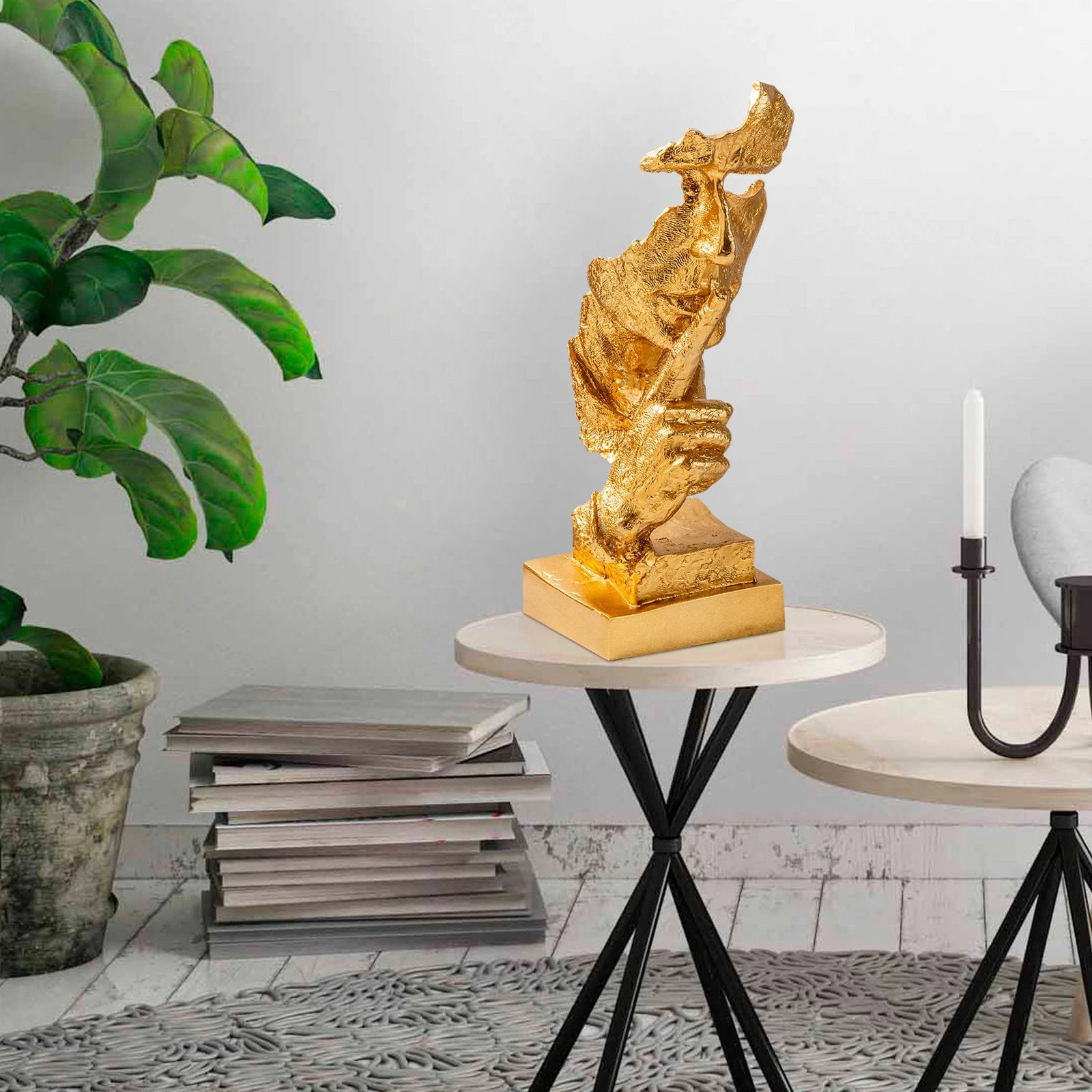 Objekt dekorativ Evila Originals, ngjyrë ari, Yak-031