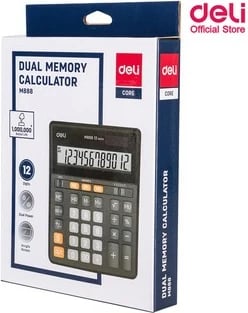 DELI KALKULATOR DUAL MEMORY M888