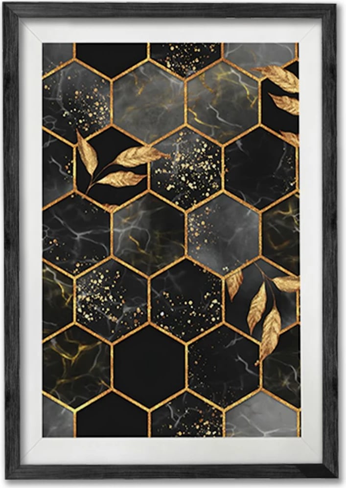 Pikturë dekorative me kornizë (3 copë), Wallity, Ersy3Syhcrv70