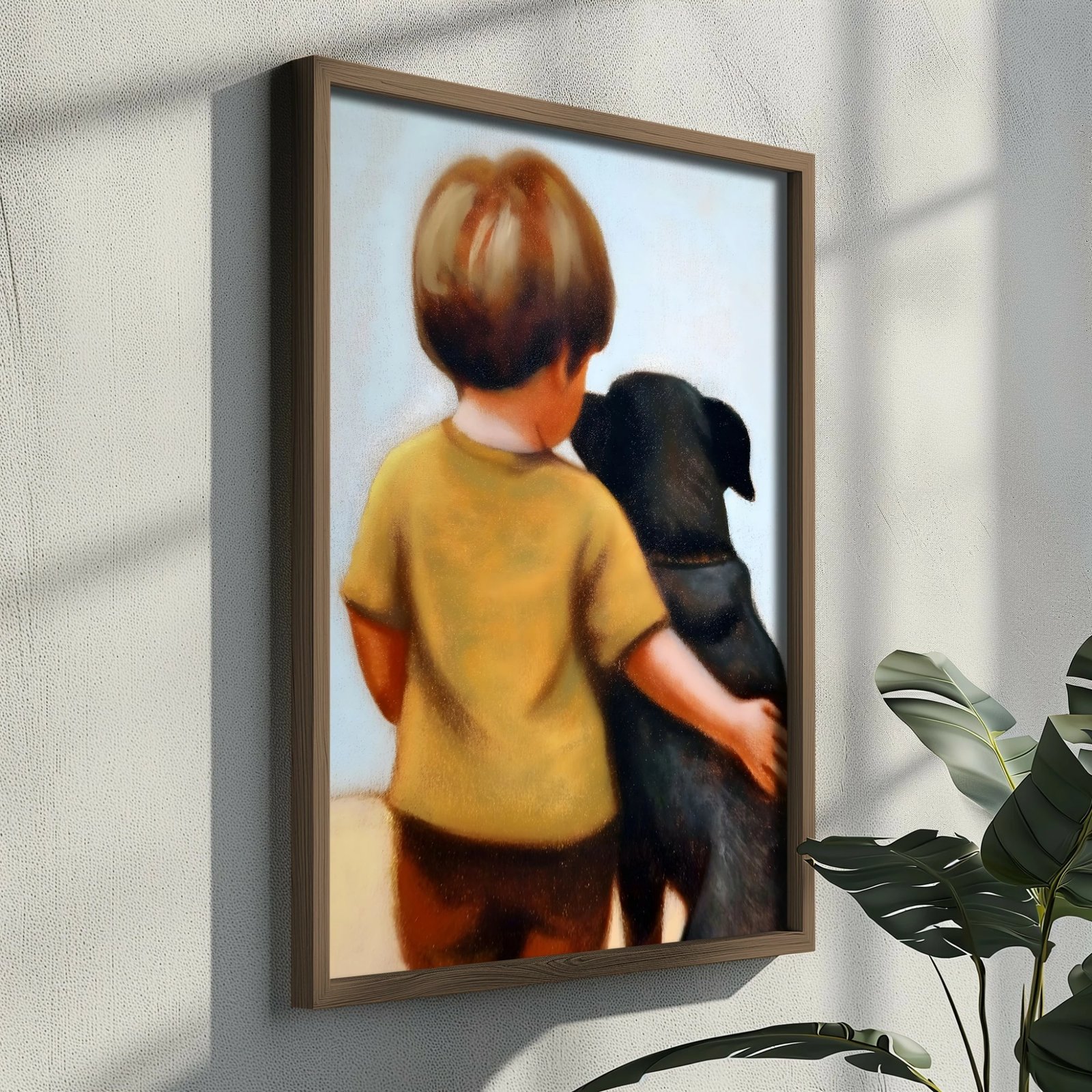 Pikturë dekorative me kornizë MDF, Wallity, GE224-L, shumëngjyrëshe