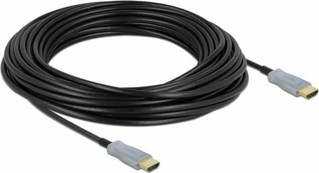 Kabllo HDMI optike aktive DeLOCK 15m, 4K 60Hz, e zezë