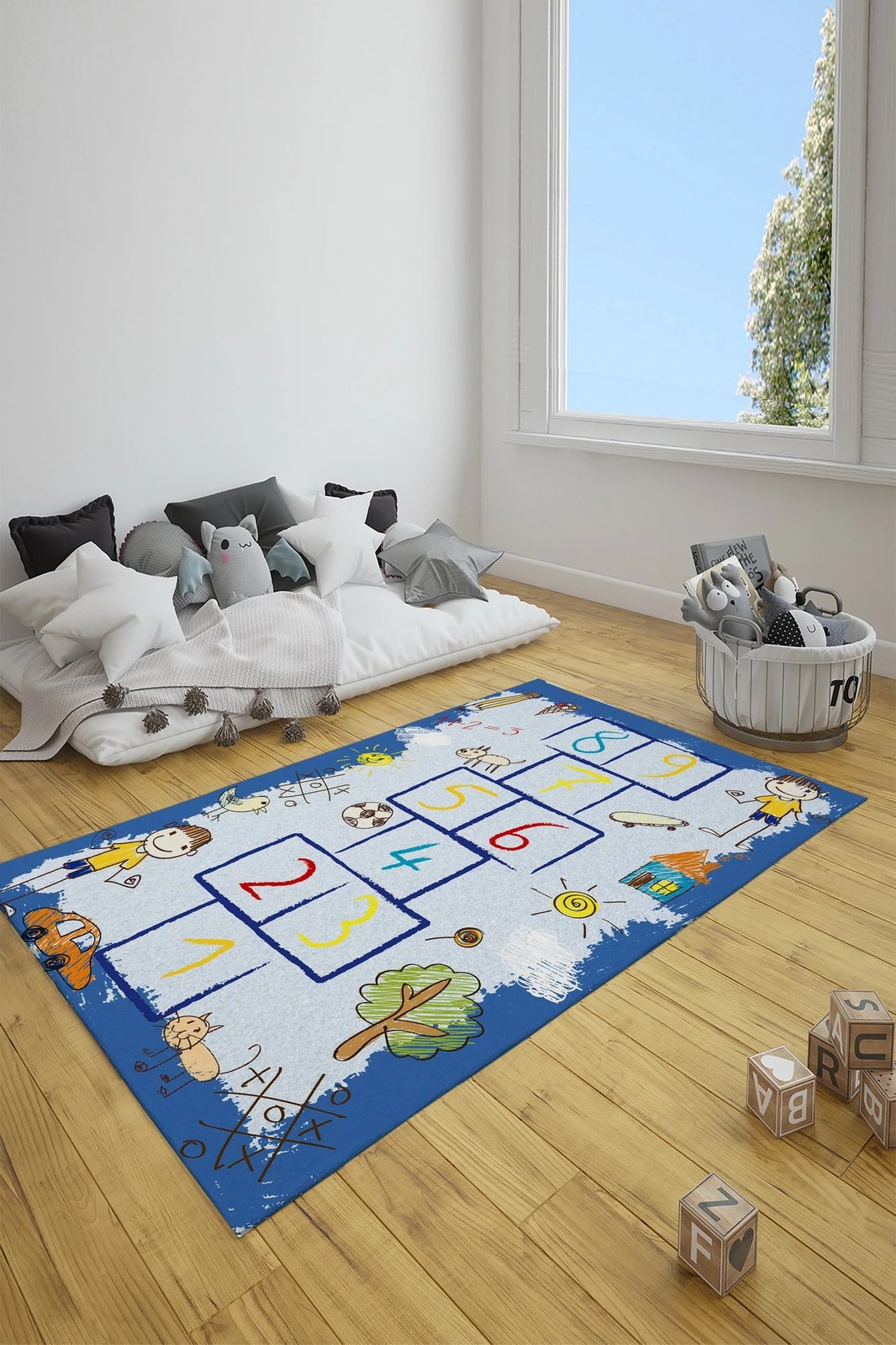 Qilim për fëmijë, shumëngjyrësh, 80x150cm, Conceptum Hypnose CT-3139