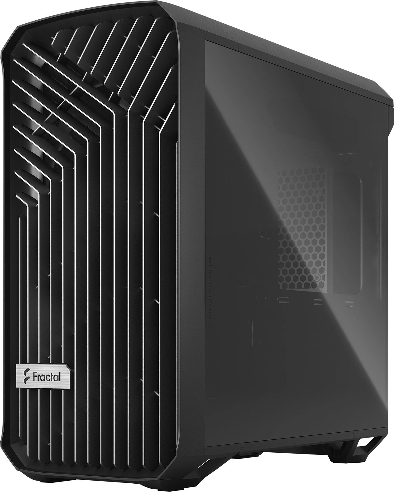 Kasë Fractal Design Torrent Compact, Tower, ATX/EATX/micro ATX/Mini-ITX, xham i temperuar, e zezë Kasë Fractal Design Torrent Compact, Tower, ATX/EATX/micro ATX/Mini-ITX, xham i temperuar, e zezë