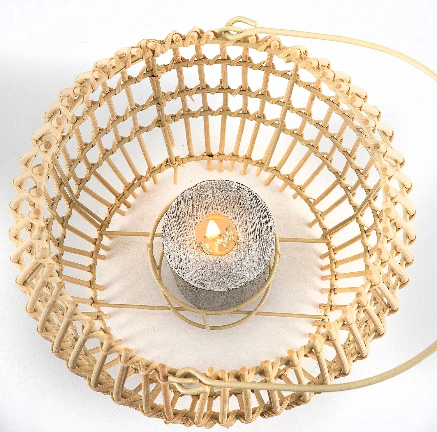 Qiri mbajtëse bambuje, ngjyrë lisi, Opviq 1023, 23x30cm