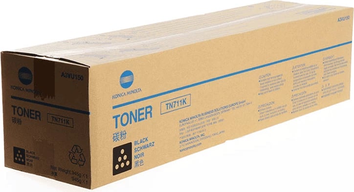 Toner Konica Minolta TN711K A3VU150 47200 faqe Standard, e zezë
