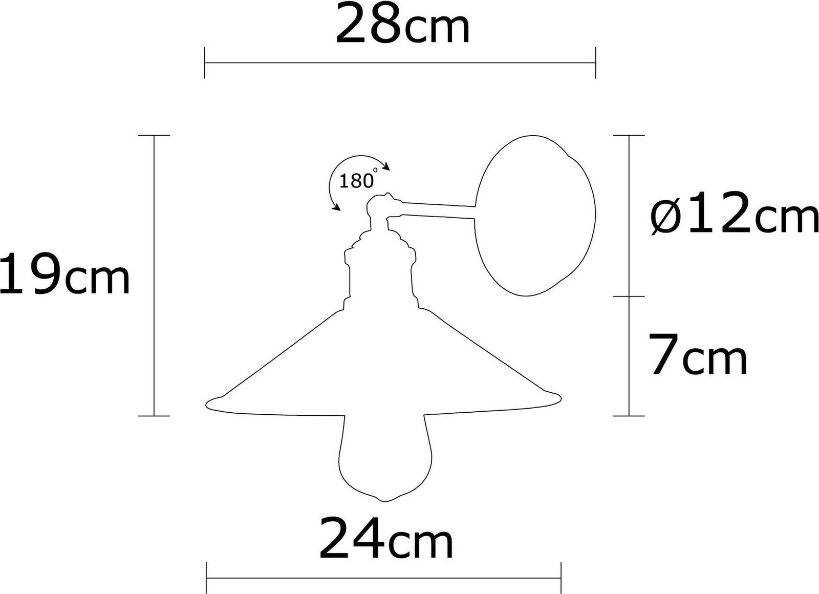 Llambë muri Opviq, Berceste - N-663, e zezë Llambë muri Opviq, Berceste - N-663, e zezë