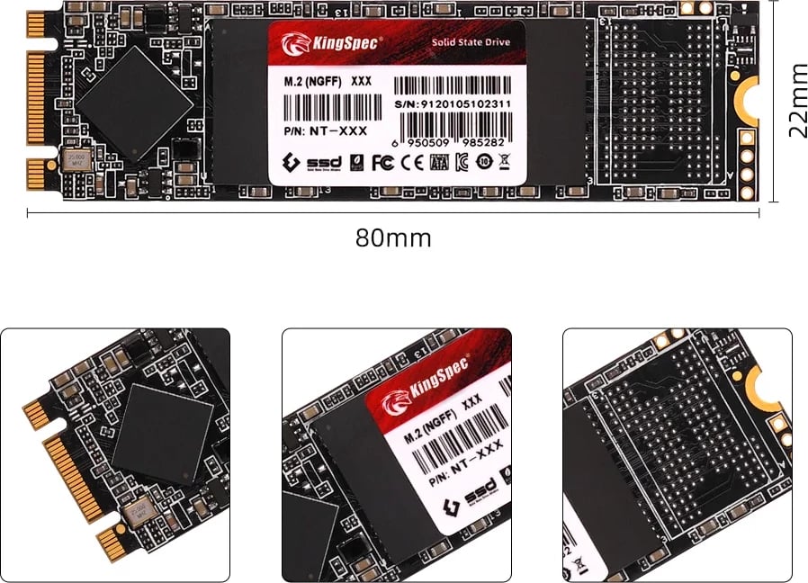 Ssd KINGSPEC SSD 128GB (Zezë)