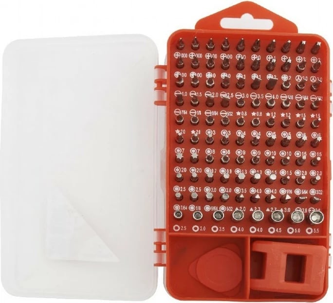 Set veglash precize Gembird TK-SD-07, 108 copë, kuqe