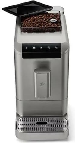 Ekspres kafeje automatik, Tchibo, Esperto2 Caff 618791, 19 bar, mulli çeliku konik, depozitë ujit 1.4L, kontejner kokrrash 300g, Silver