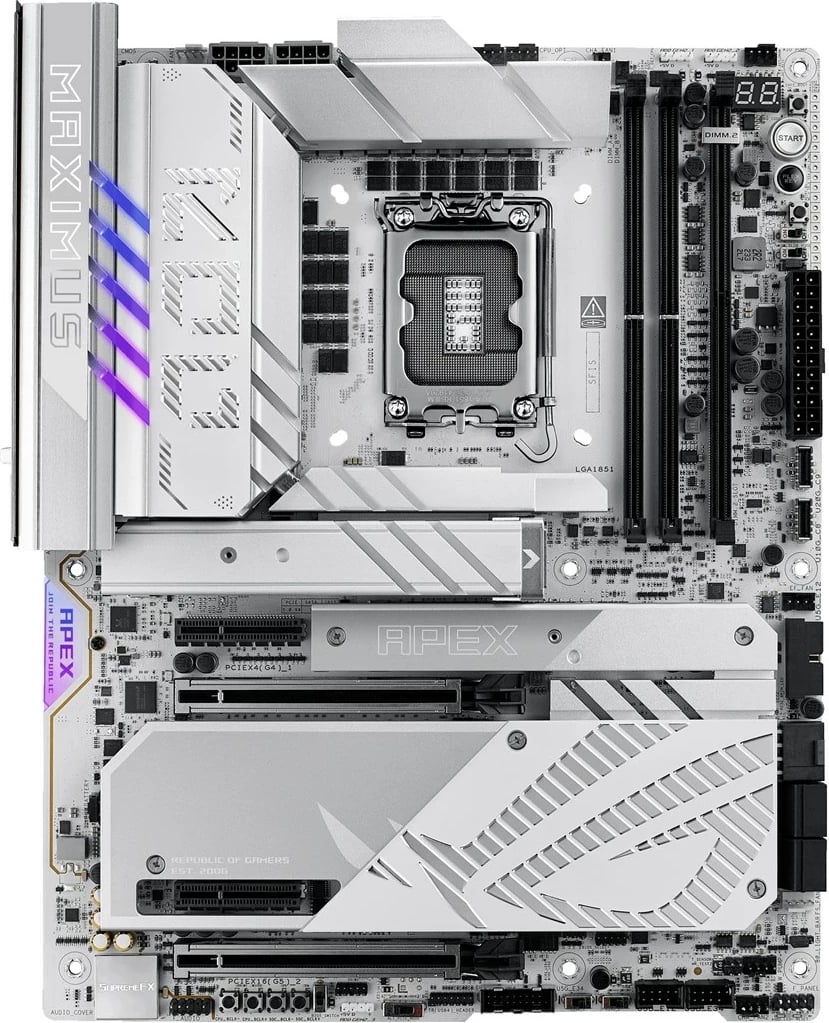 Pllakë amë ASUS ROG MAXIMUS Z890 APEX, Socket 1851, ATX Pllakë amë ASUS ROG MAXIMUS Z890 APEX, Socket 1851, ATX