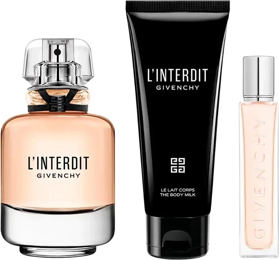 Eau de Parfum unisex Givenchy L’Interdit set 80ml + 12.5ml + Body Milk