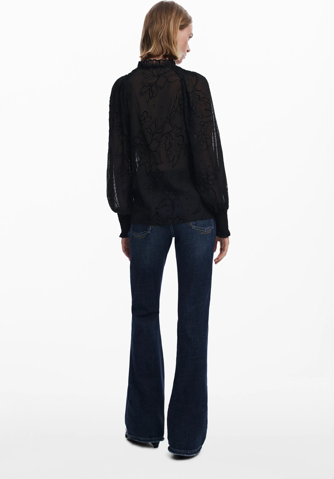 Bluzë Desigual femra, e zezë