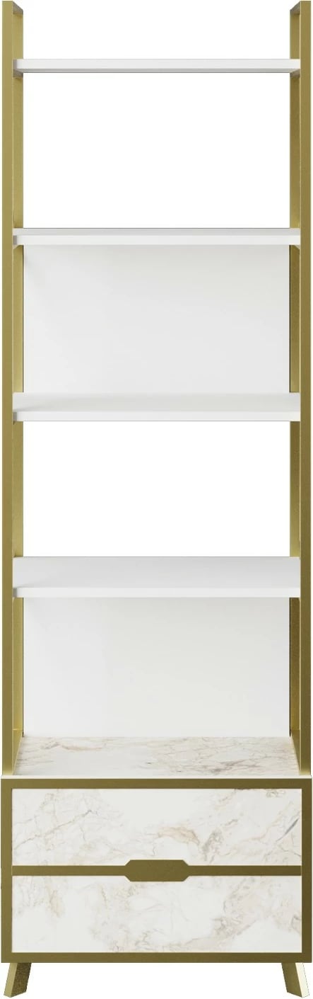 Raft librash Hanah Home Frida, 60cm, i bardhë