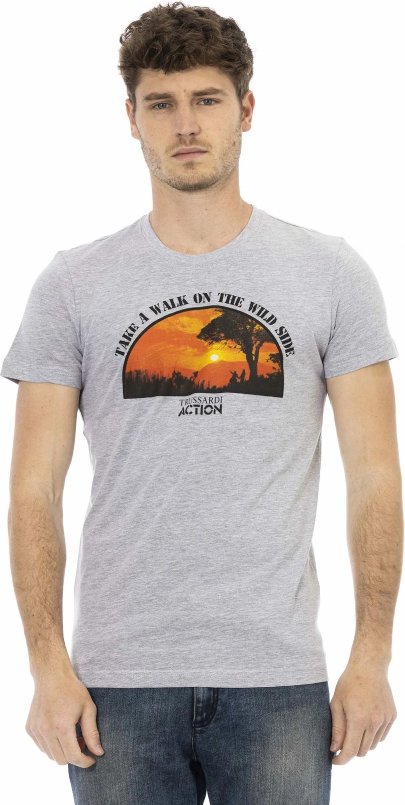 Maicë për meshkuj Trussardi Action, hiri