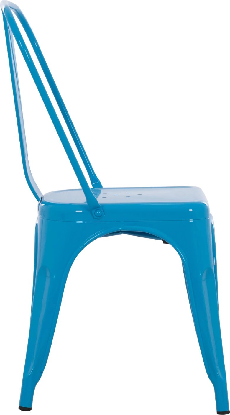 Karrige për ngrënie MELITA-PRO FH8641.48 metalike, ngjyrë kaltër, 44x47x84.5H cm