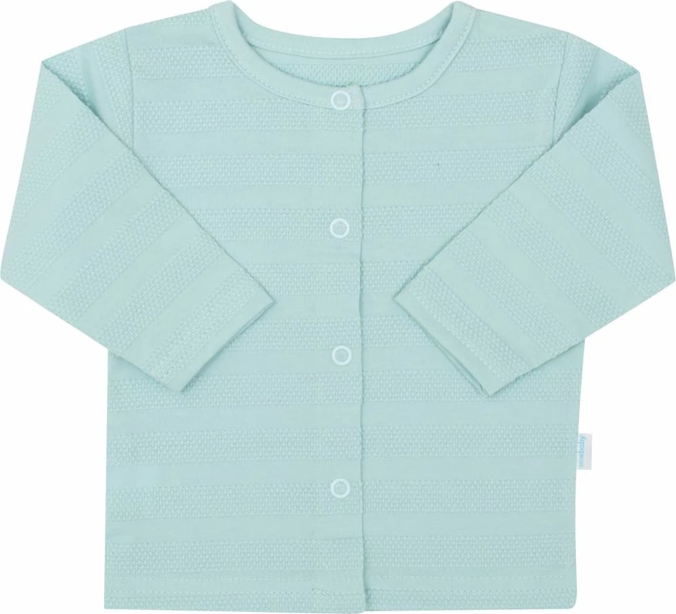 Set materniteti për bebe, NEW BABY, I AM, madhësia 62 (3–6m), 100% pambuk, për vajza, blu, 7 copë