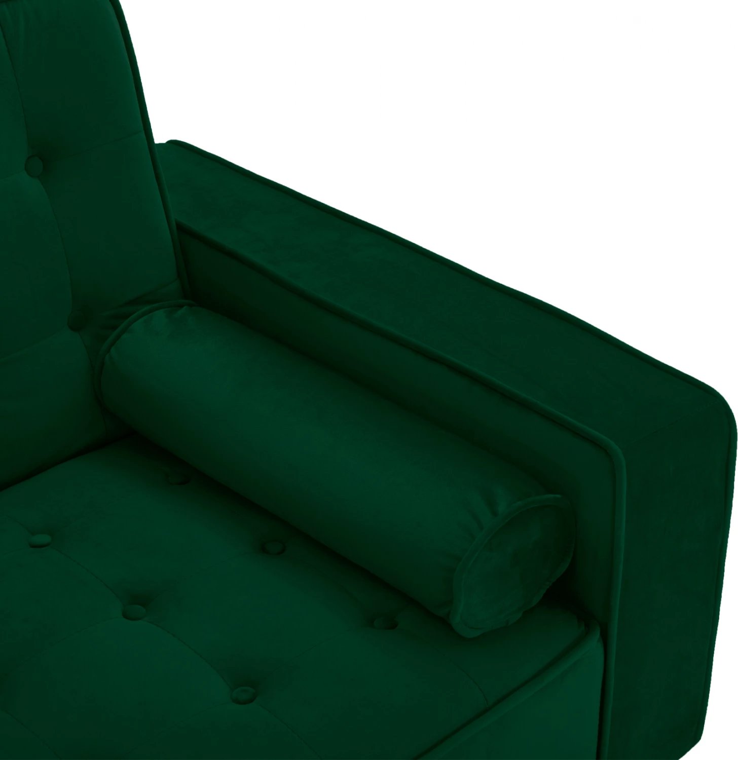 Divan-shtrat Salvador FH3150.13, kadife jeshile, 224x88x84 cm