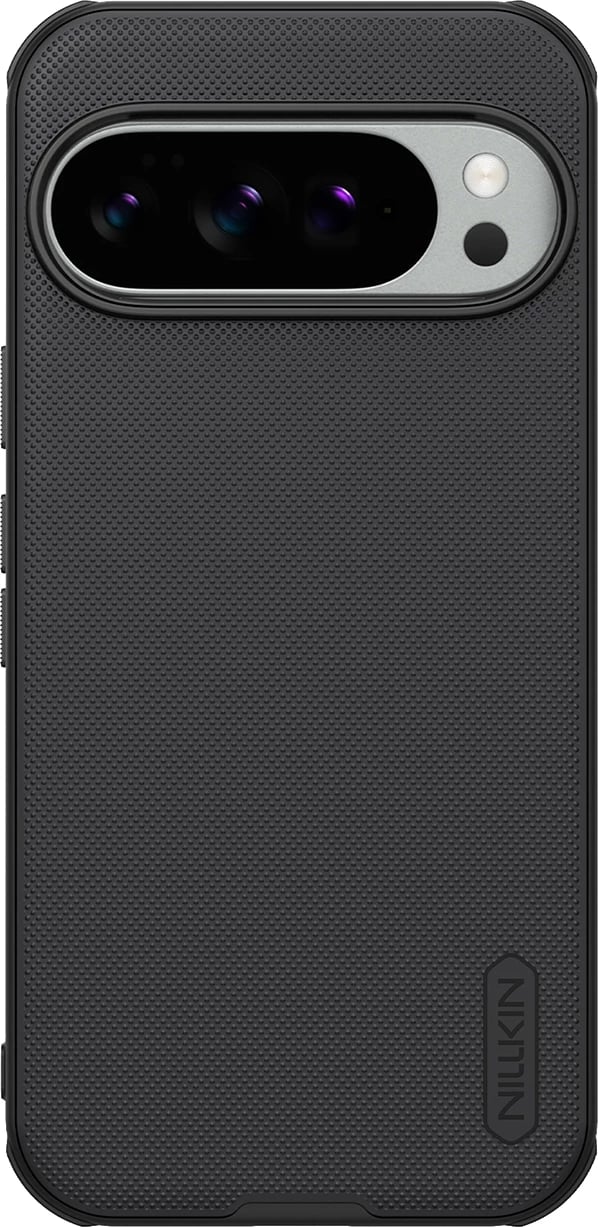 Mbështjellës Nillkin Super Frosted Shield Pro Magnetic për Google Pixel 10/10 Pro, kompatibil me MagSafe, PC+TPU, profil i hollë, i zi