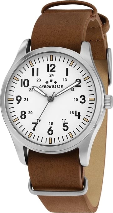 Orë dore për meshkuj CHRONOSTAR R3751313002, kafe