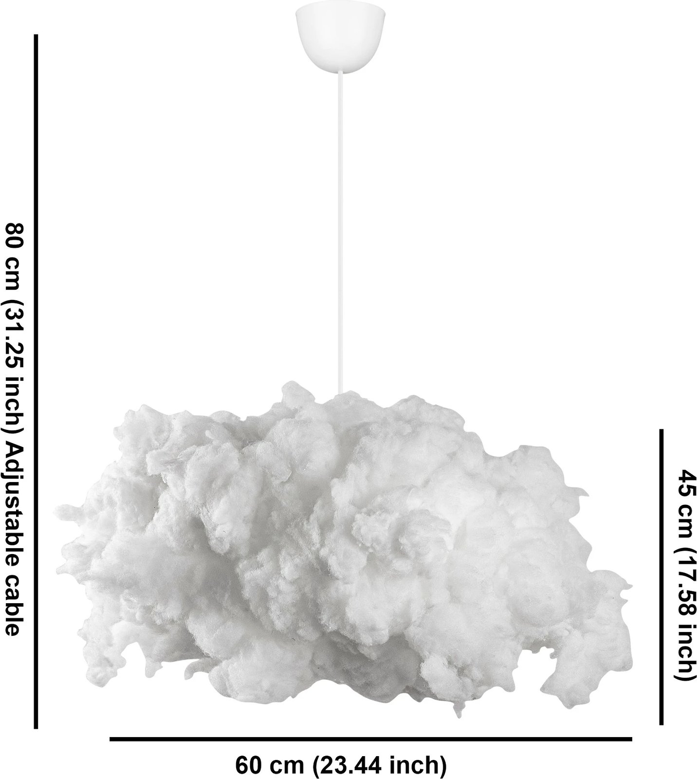 Llambë tavani Opviq Serenity, e bardhë