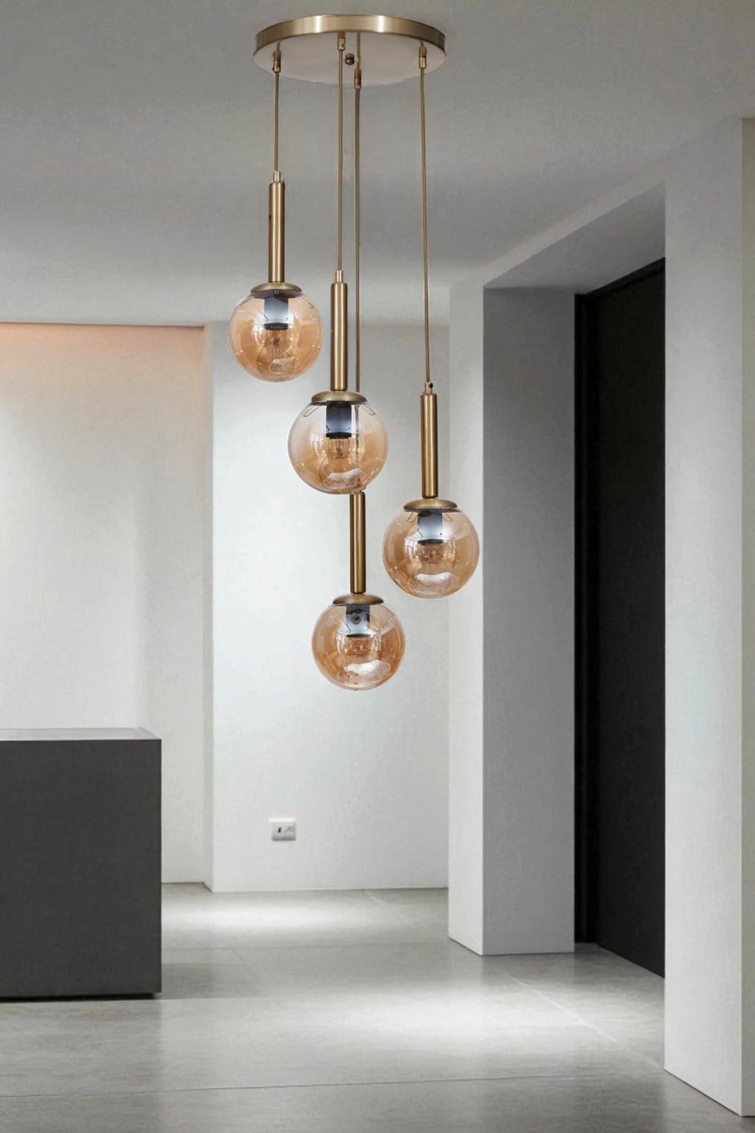 Llambë tavani Opviq, ngjyrë mjaltë dhe ar, 9056-4