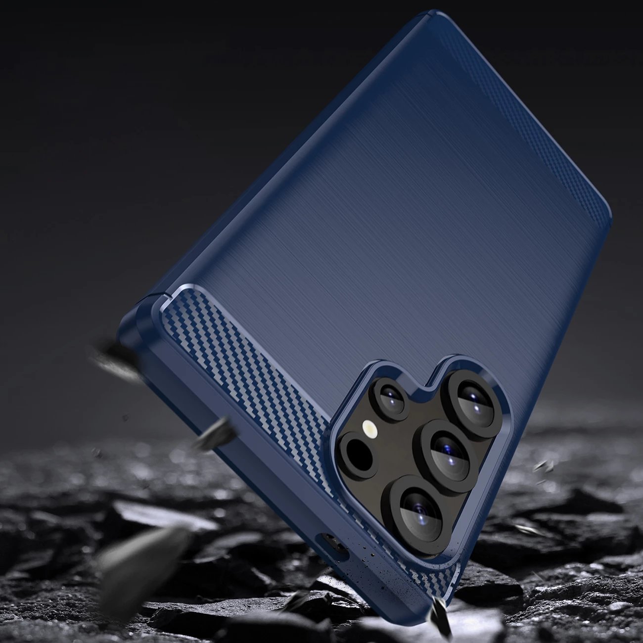 Mbështjellës Hurtel për Samsung Galaxy S25 Ultra, TPU, Kaltër