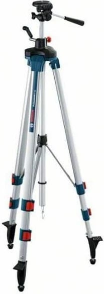 Tripod profesional Bosch BT 250, 3 këmbë, kaltër/bardhë