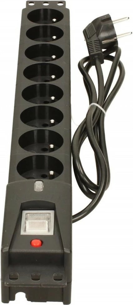 Kasë Lestar LXARM 810, 8 prizë, 1.5m, e zezë