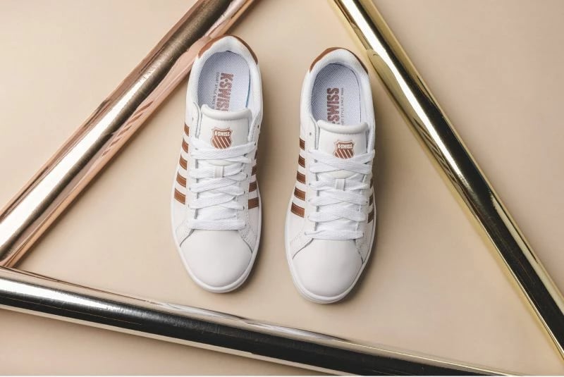 Këpucë femra K-Swiss, të bardha