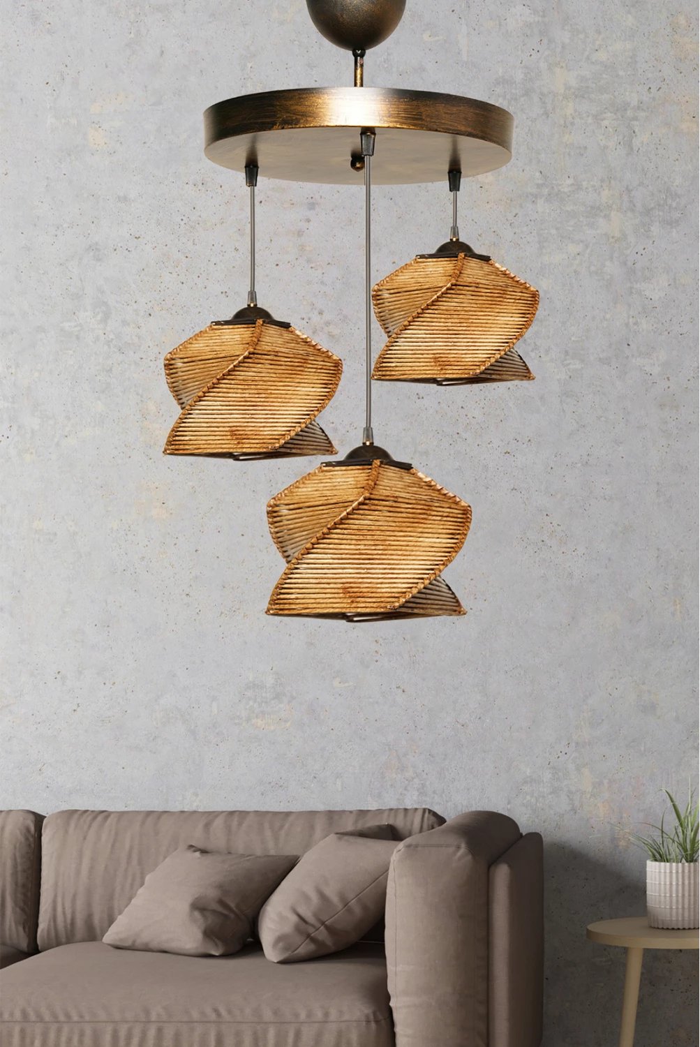 Llambë varëse për tavan, 3 copë, FH7493, 35x85 cm Llambë varëse për tavan, 3 copë, FH7493, 35x85 cm