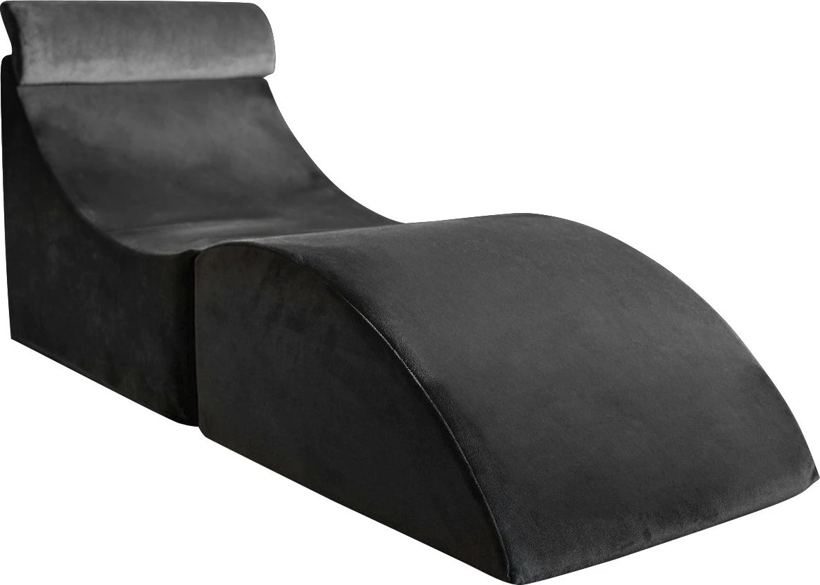Divan Bella, kadife, ngjyrë antracit, Atelier del Sofa