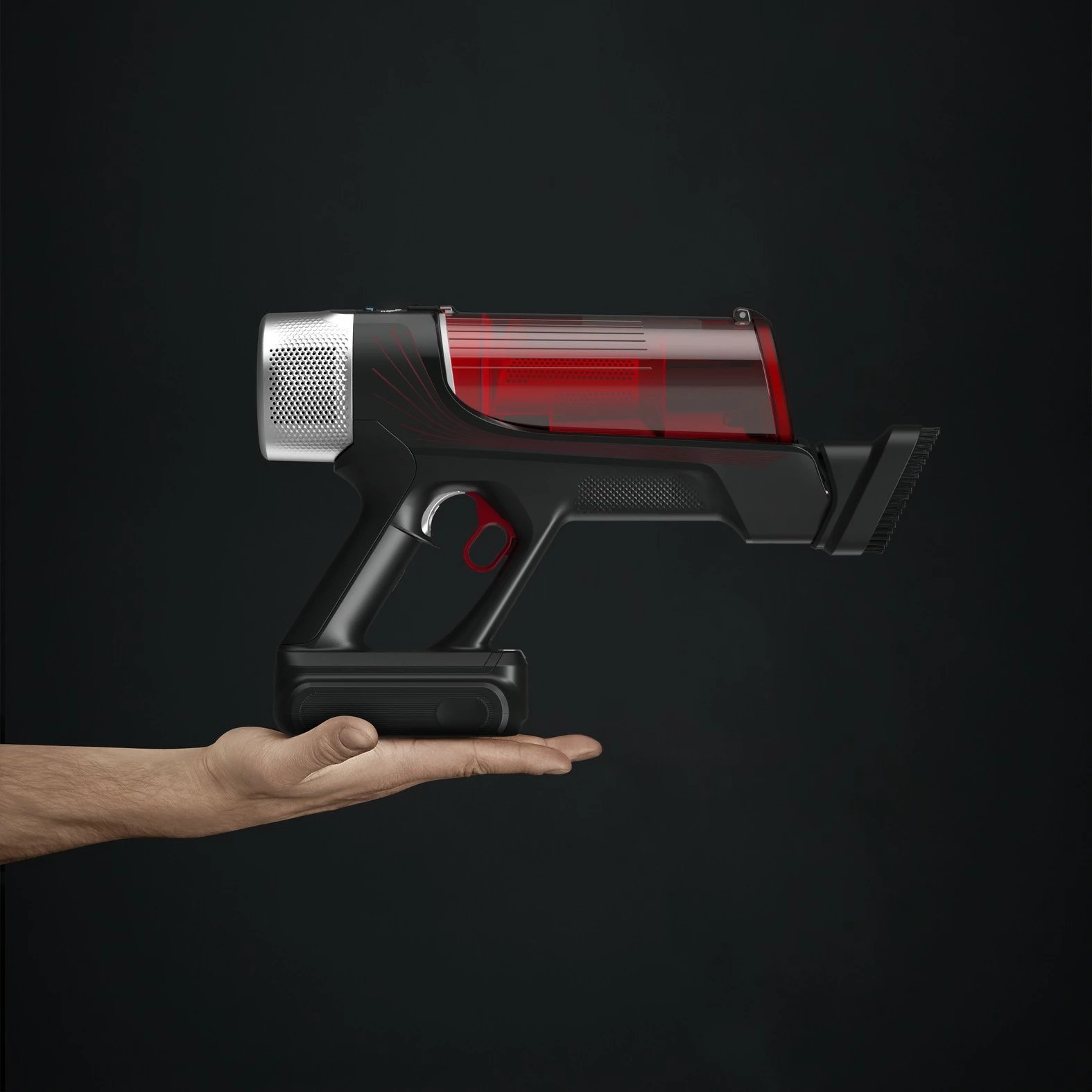 Fshesë me korrent pa kabllo Rowenta X-Force Flex 9.60 Animal RH2078, e zezë/kuqe