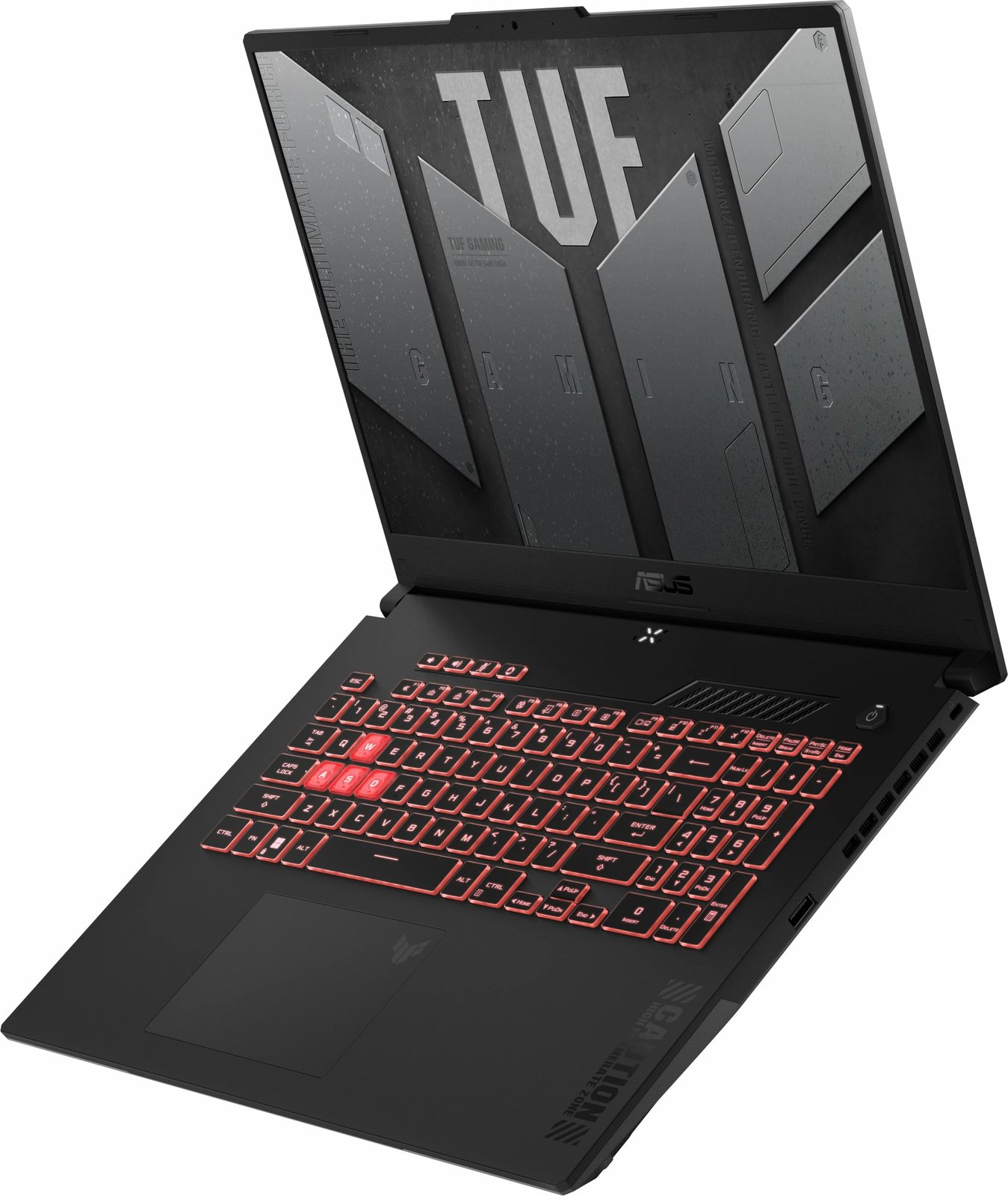 Laptop gaming ASUS TUF Gaming A17 FA707NVR-HX009, Ryzen 7, RTX 4060, 16GB RAM, 512GB SSD, gri