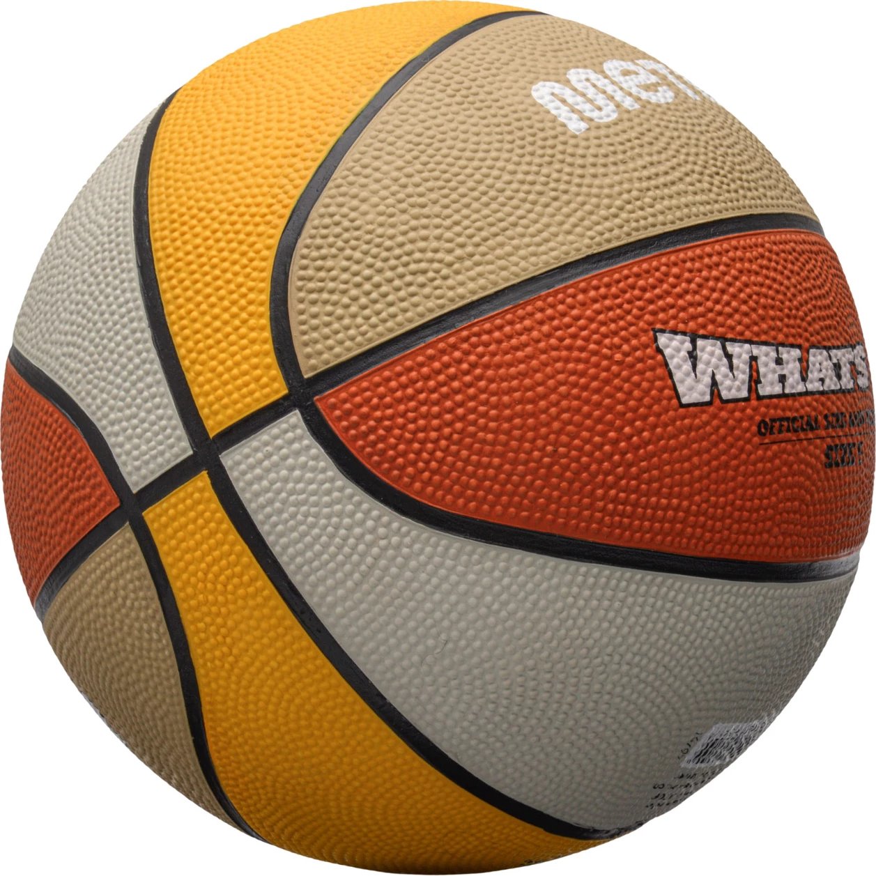 Top basketbolli Meteor, portokalli-bezhë