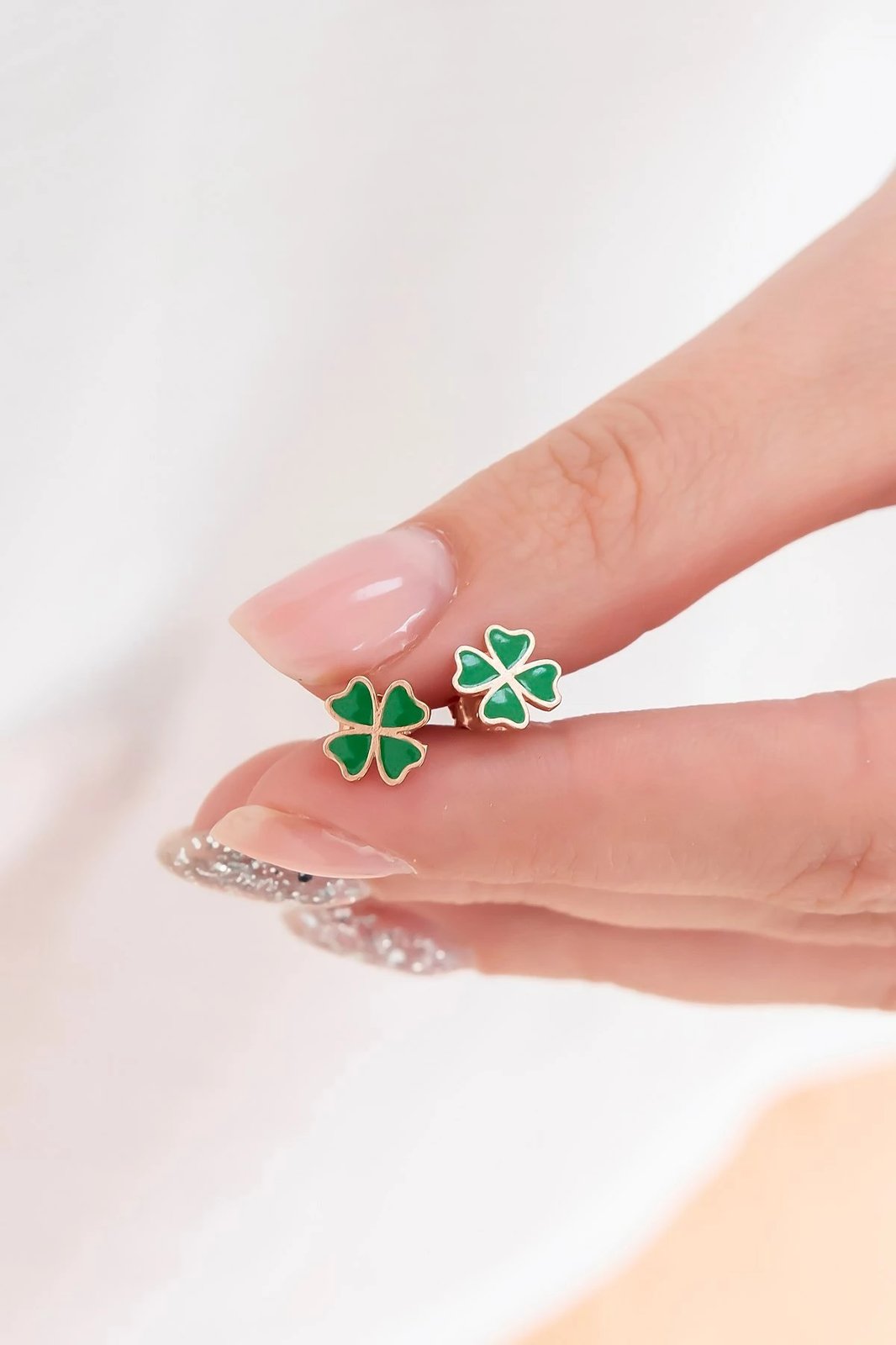 Vathë argjendi Jumeon, ngjyrë rozë e arit dhe e gjelbër, NRZ99158