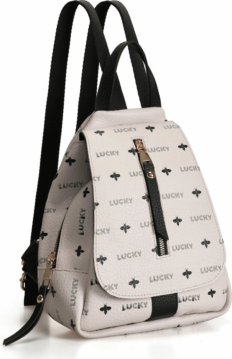 Çantë shpine Lucky Bees, 945, e bardhë