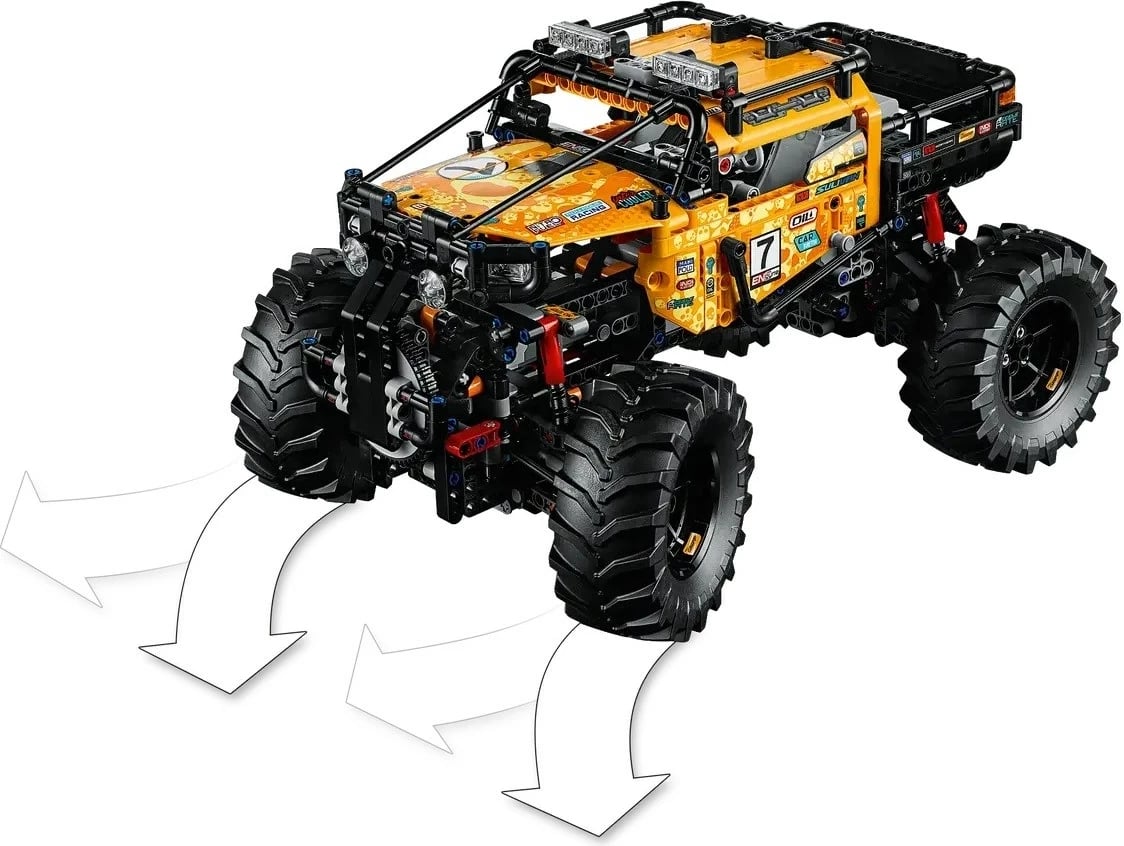 Set LEGO Technic 4X4 X-treme Off-Roader 42099, Portokalli Set LEGO Technic 4X4 X-treme Off-Roader 42099, Portokalli