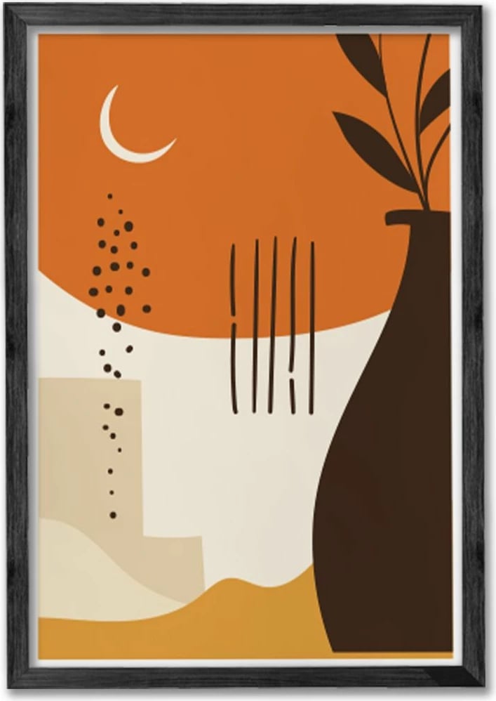 Pikturë dekorative me kornizë (3 copë), Wallity, Ersy3Syhcrv15