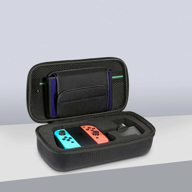 Kasë Ugreen për Nintendo Switch dhe aksesorë, S, 26.5 x 10 x 13.5 cm, e zezë
