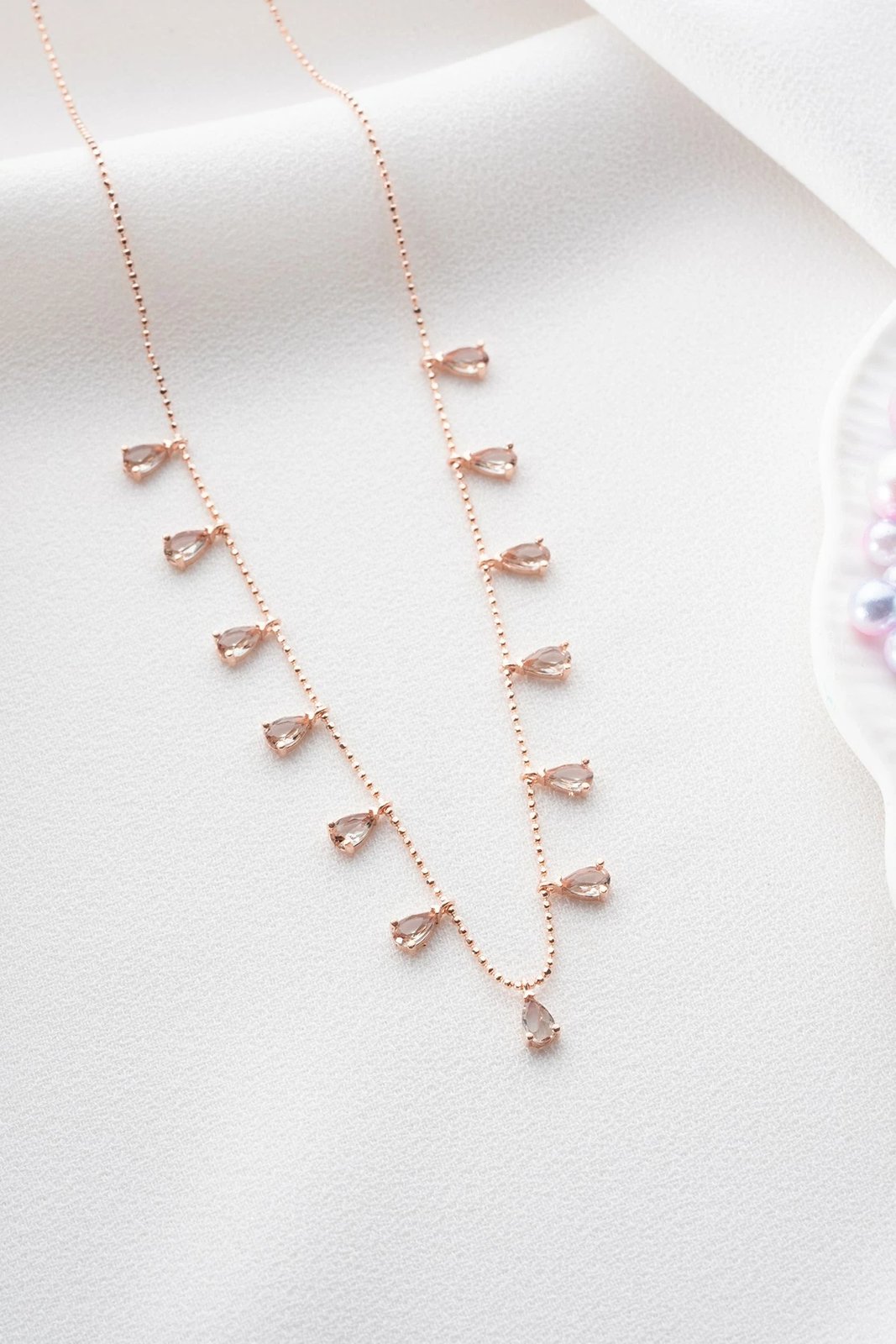 Qafore argjendi Jumeon, ngjyrë rozë ari dhe vjollcë, NRZ1090