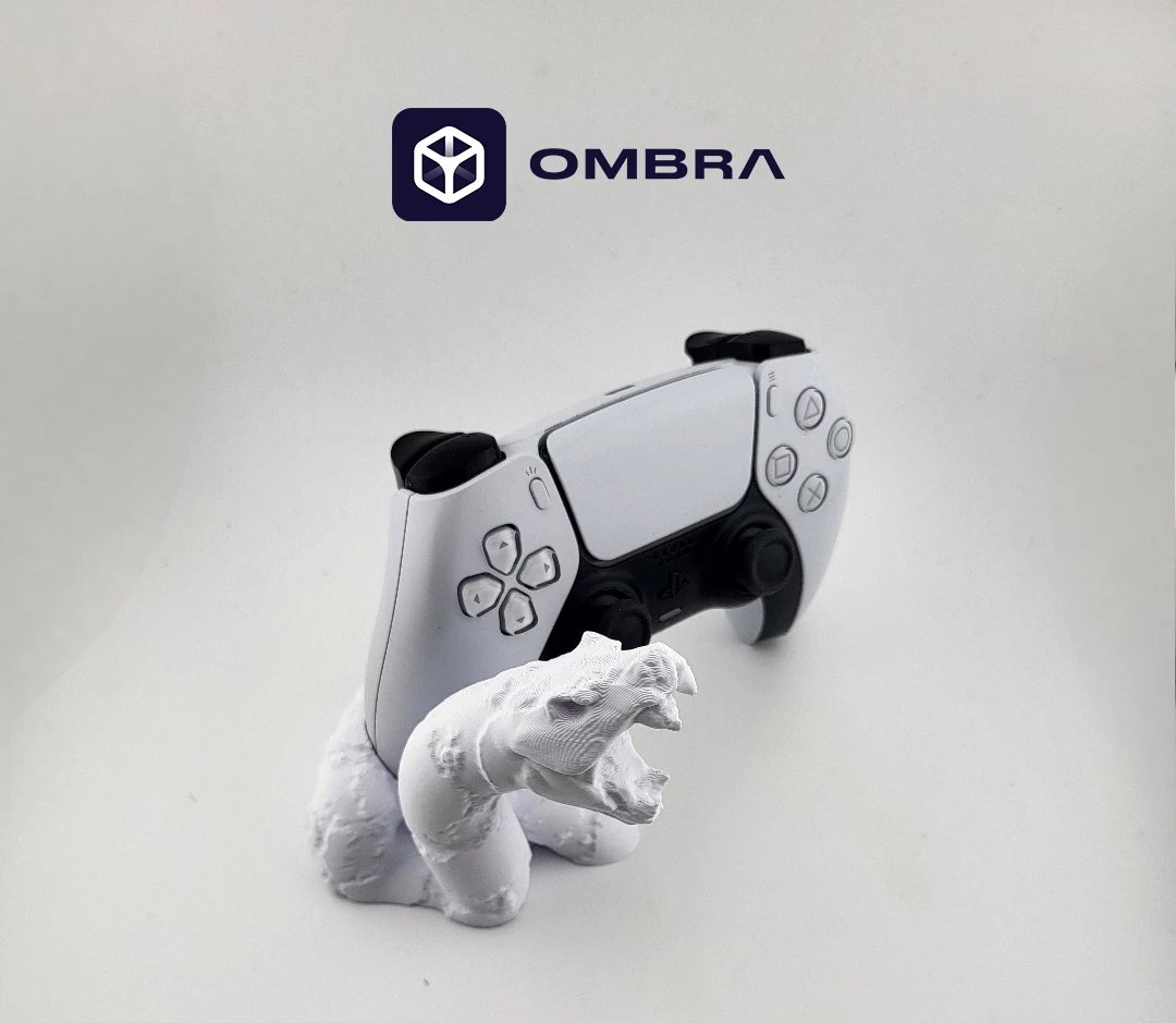 PS5 Controller Snake Stand, e bardhë